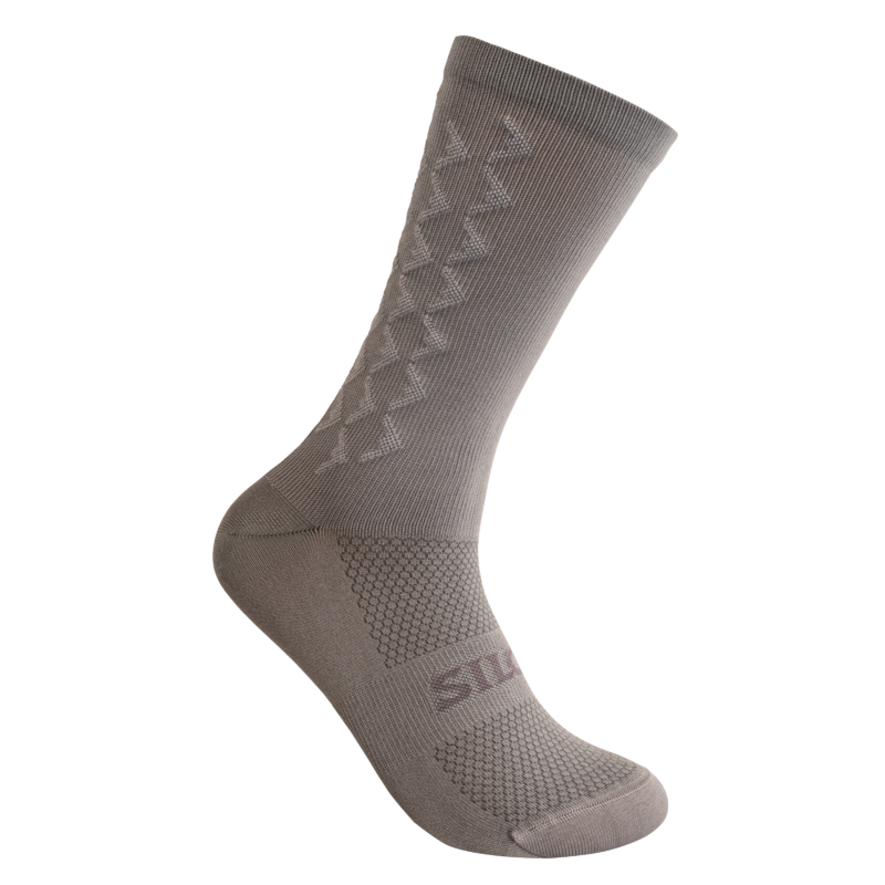 AERO Tall Gray small | anti bacterial | comfortable | knit socks | soft | odor free | moisture control