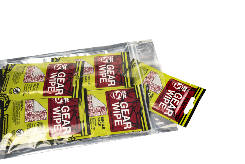 Gear Wipe Singles, 12 pack