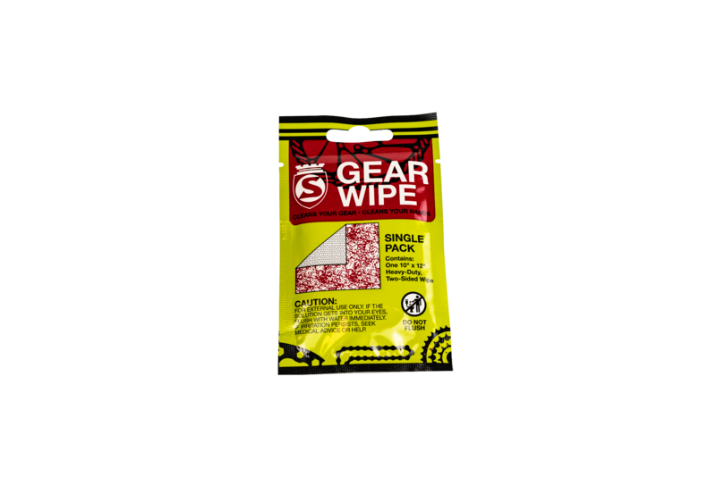 Gear Wipe Singles, 12 pack