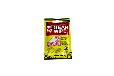 Gear Wipe Singles, 12 pack